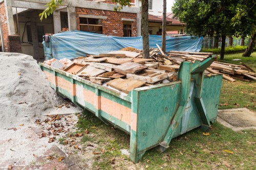 Secure enclosed and lockable skip in Erith location