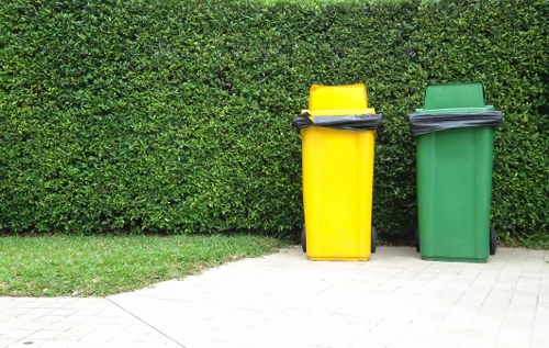 Mini skip for garden cleanup in Erith